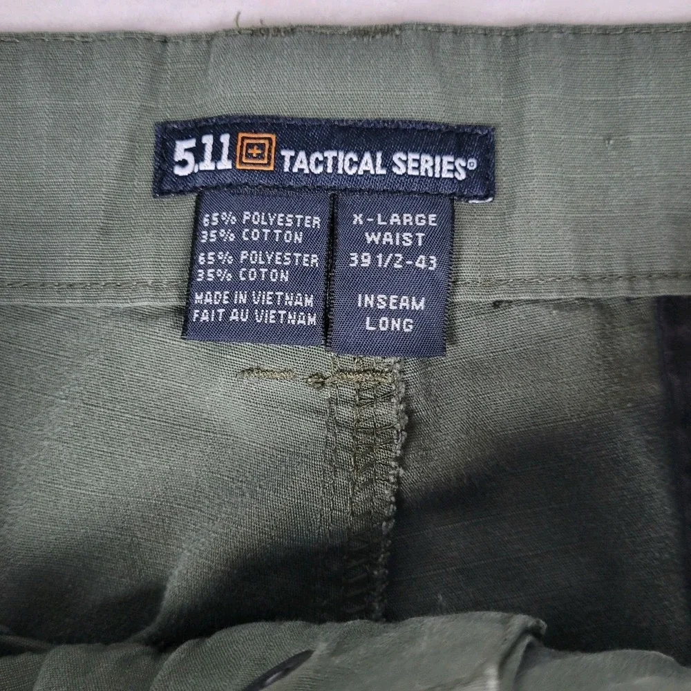 511 Tactical Cargo Utility Pants‎ Men's Size XL (39 to 43) Inseam 36, Green